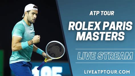 rolex paris master streaming live|watch rolex paris masters live.